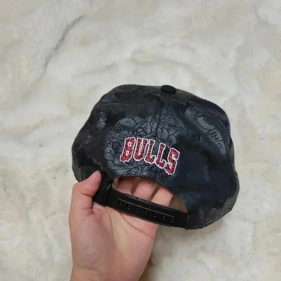 SIGNED Chicago Bulls NBA Hat Artist Series Lauren Asta Cap Hat 18-19 Mel… - Picture 5 of 7